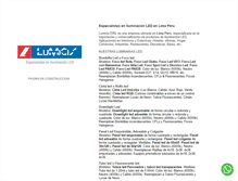 Tablet Screenshot of lumicis.com